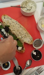 ralisation du sandwich caviar